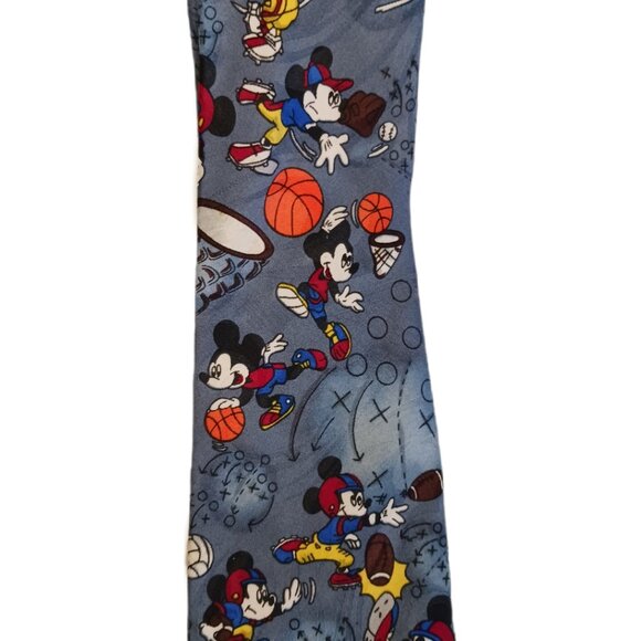 Balancine Inc Mickey Unlimited Sports Mens Necktie Mickey Mouse Disney 4 inch - Picture 4 of 8